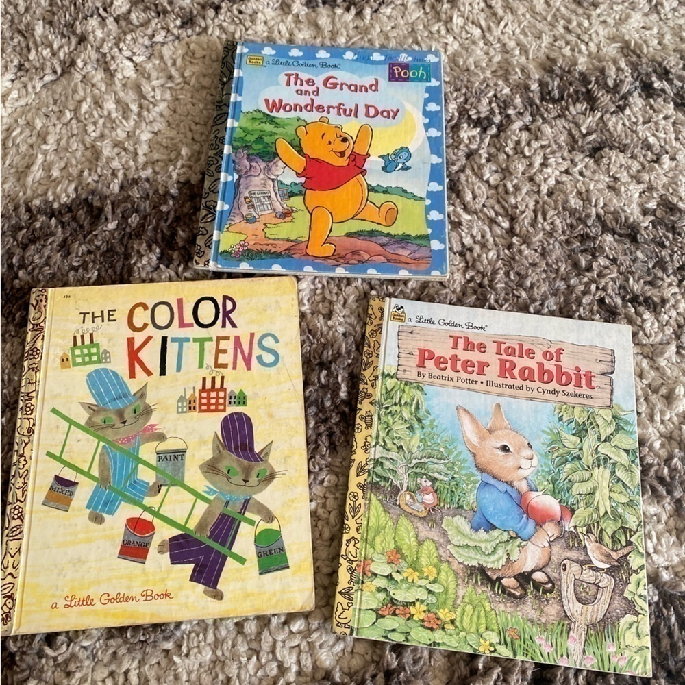 LOT OF 3 CHILDREN’S BOOKS A GOLDEN LITTLE‎ BOOK